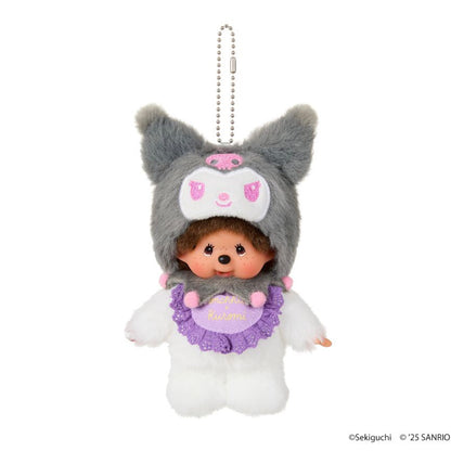 Monchhichi x Kuromi Keychain