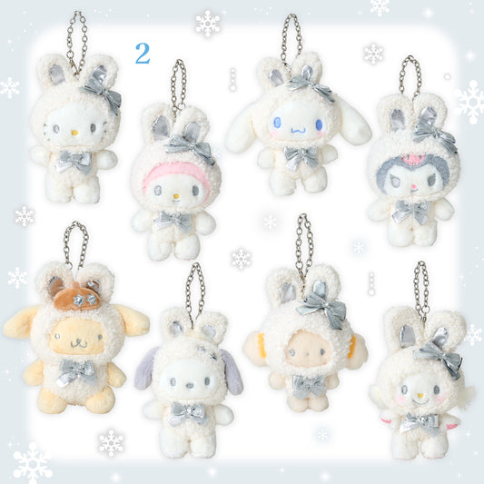 Sanrio Fluffy Snow Rabbit Design Series Mascot Charm (#2)