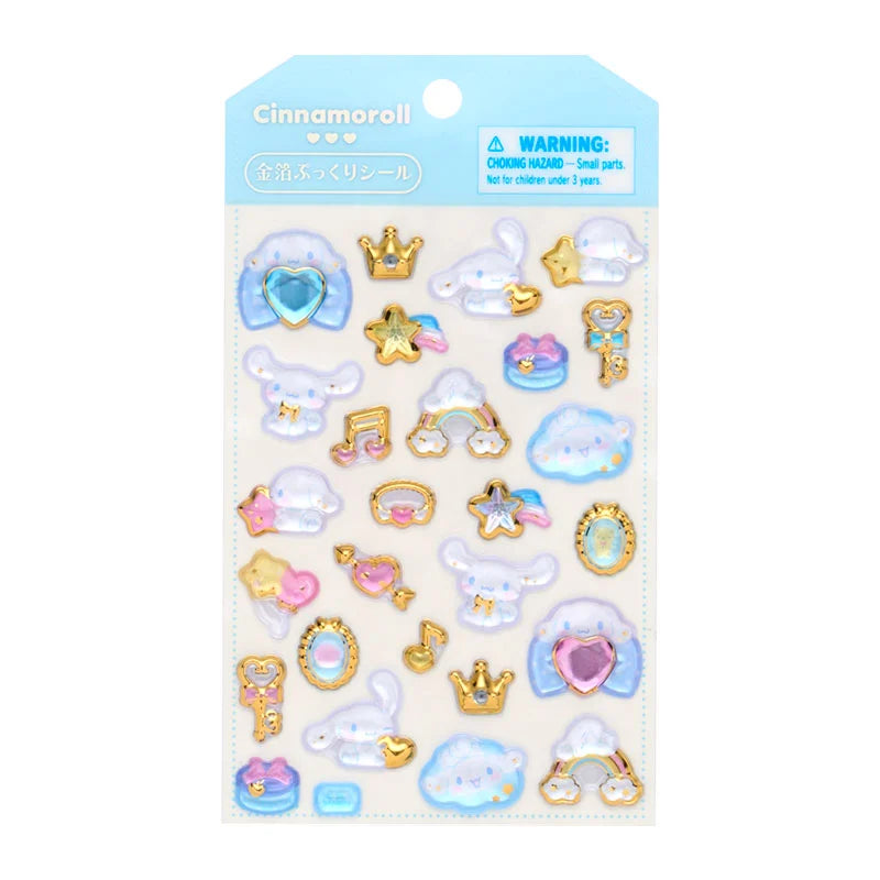 Sanrio Gold leaf plump Sticker (Character sticker friend)