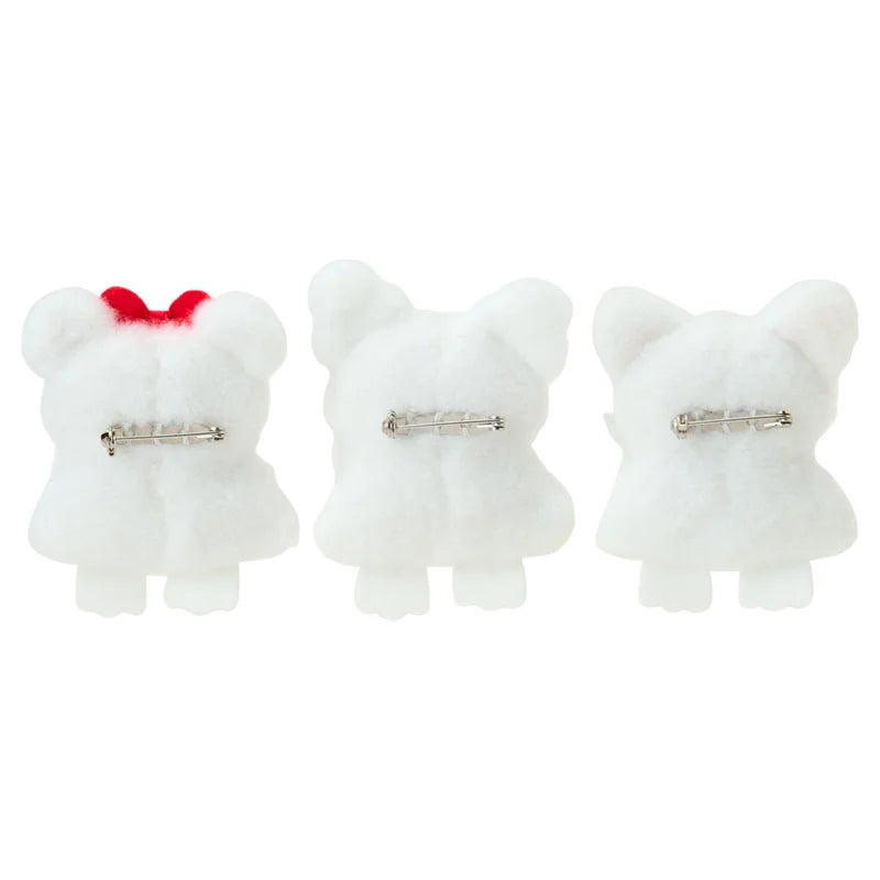 Sanrio Hanamaruobake Mascot brooch set (with friends)