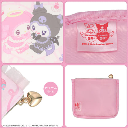 Sanrio Kuromi & My Melody  Flat Pouch (Angel and Devil)