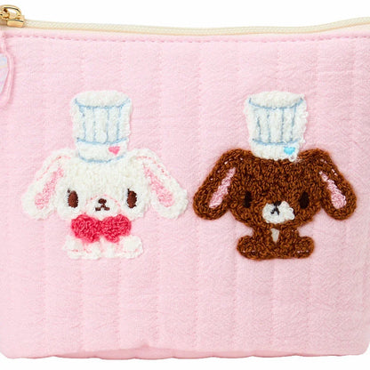 Sanrio Sugarbunnies Sagara Pink Embroidery Pouch (Love Sweets)