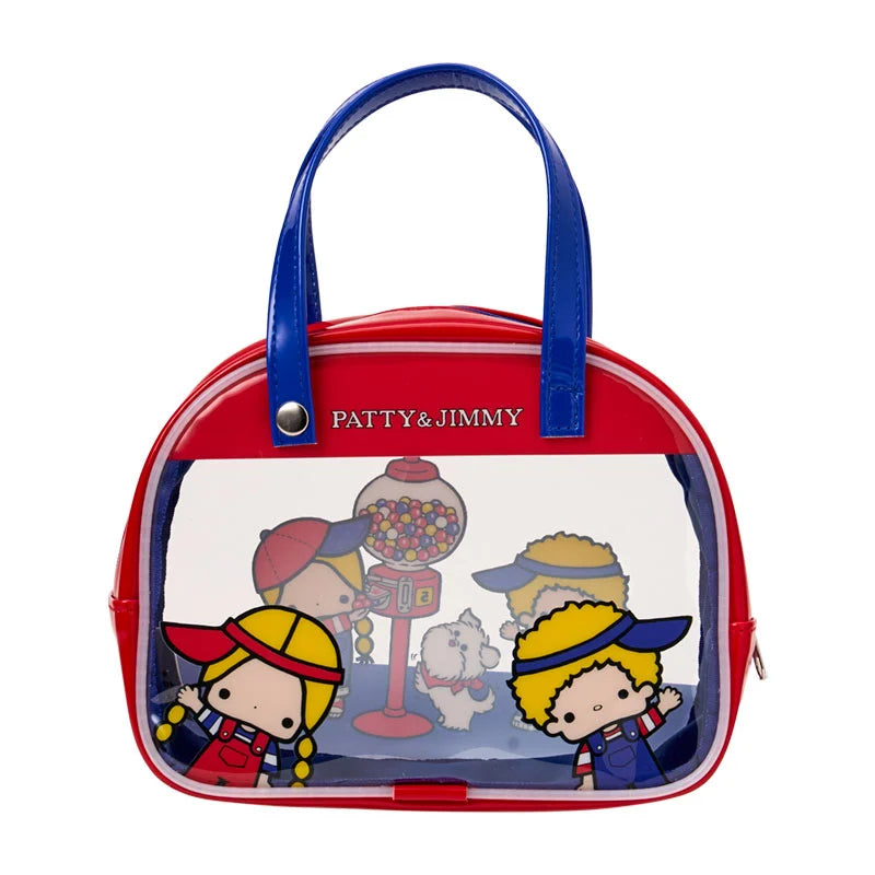 Sanrio Patty & Jimmy  Boston bag style pouch
