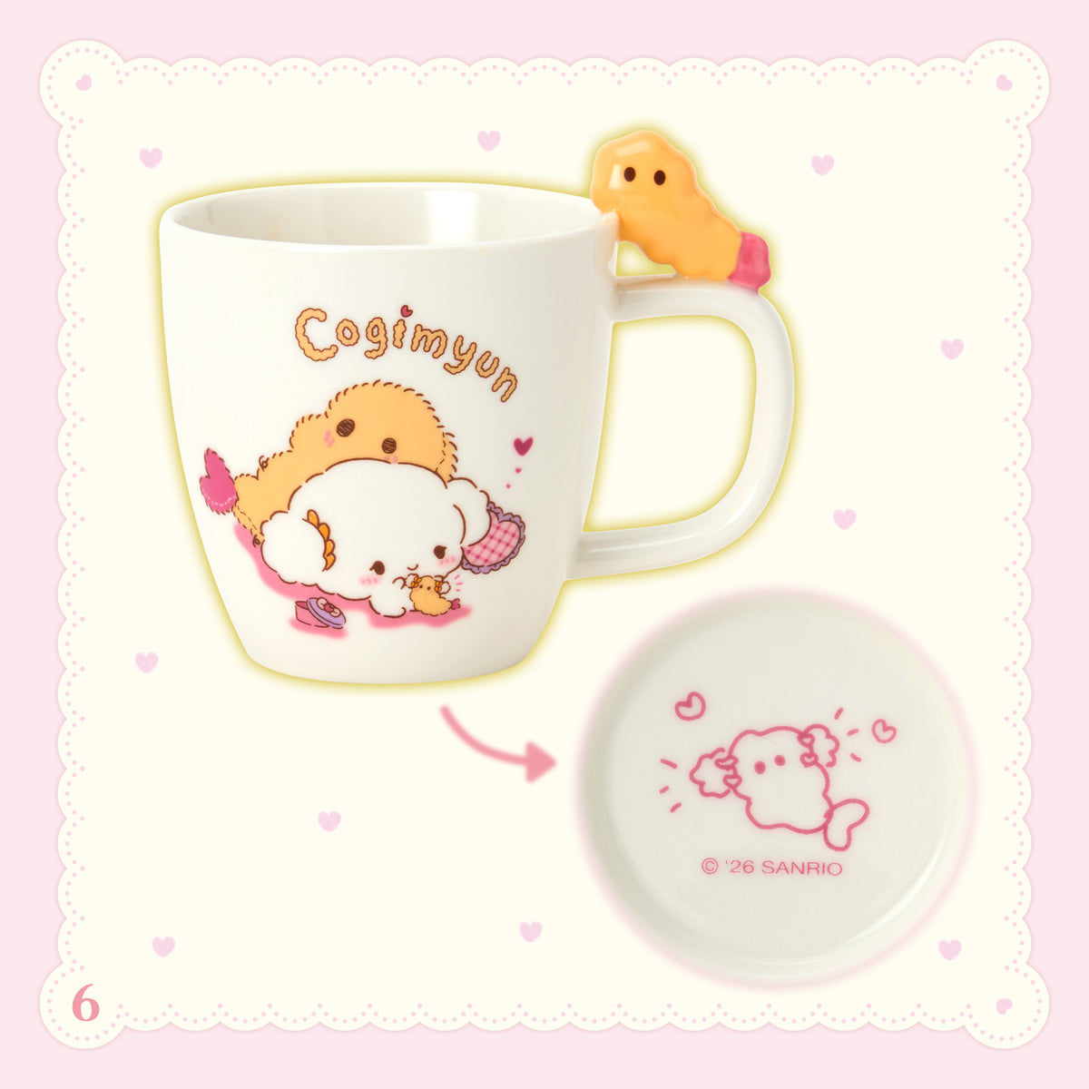 Sanrio Cogimyun Mug Cup (Today, the two of us are still Nakayochi)