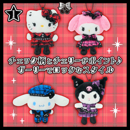 Sanrio Mascot Holder (Sweet Rock 'n' Check)