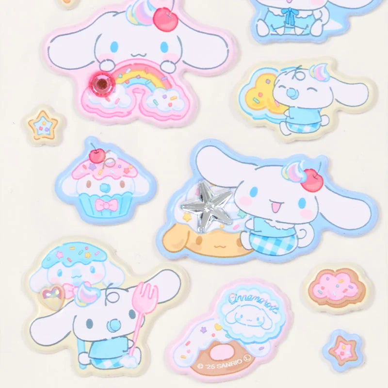 Sanrio Cinnamoroll Jewel Marshmallow Stickers