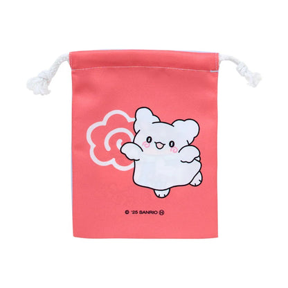 Sanrio Hanamaruobake Set of 3 drawstrings (Pastel Sweets Pop)