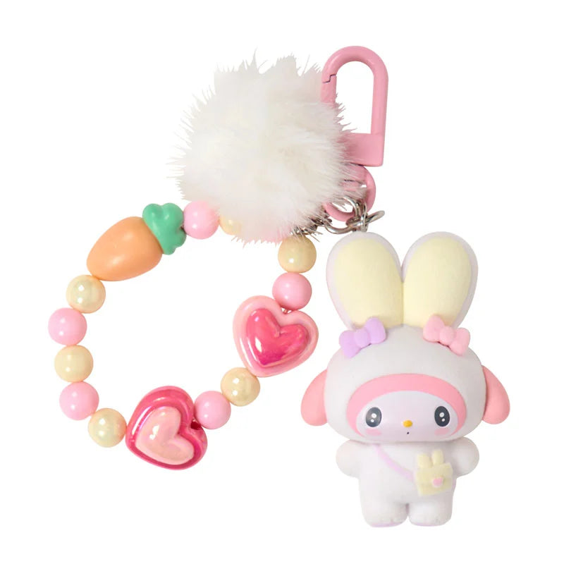 Sanrio Characters Key Holder (Fluffy Ear Bunny Club)
