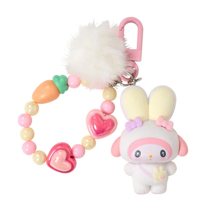 Sanrio Characters Key Holder (Fluffy Ear Bunny Club)