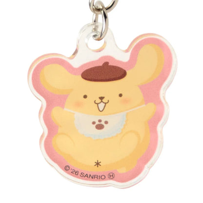 Sanrio Pompompurin Triple acrylic keychain