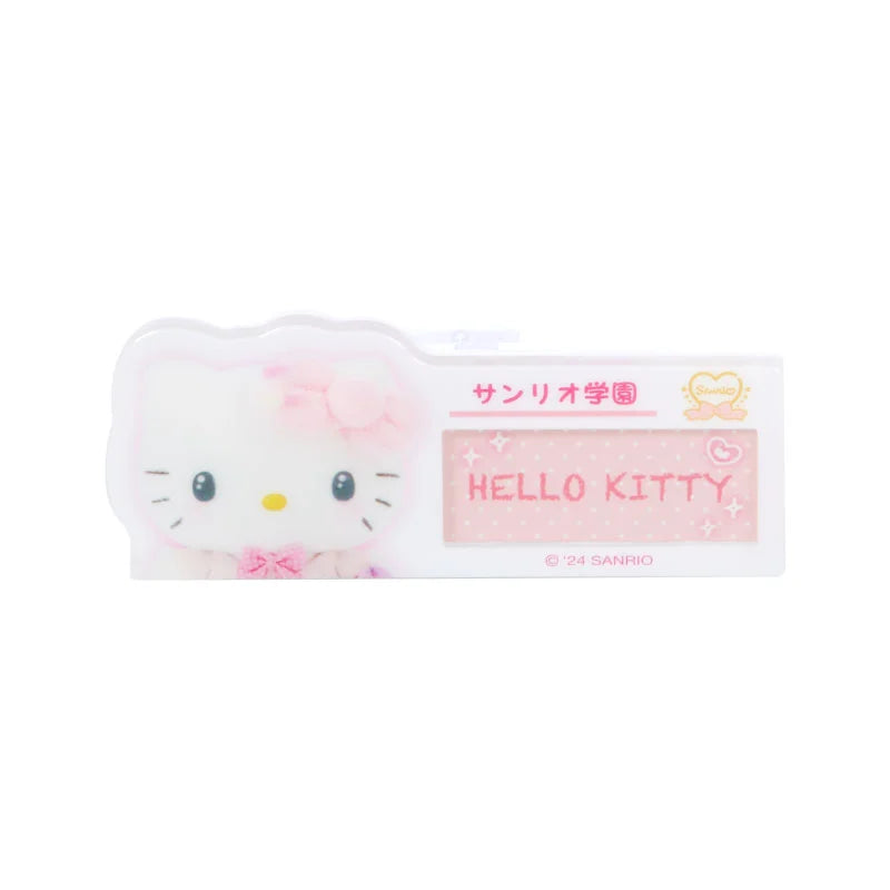 Sanrio Characters  Secret name tag badge (#Sanrio Gakuen Kirameki Club)