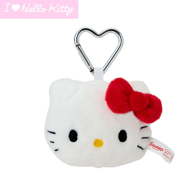 Sanrio Hello Kitty Face-shaped mascot holder Kao (I Love Hello Kitty)