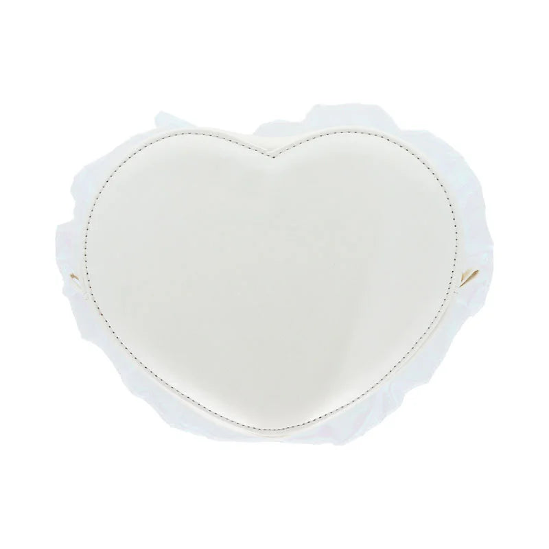 Sanrio Heart-shaped clear pouch (ballet core)
