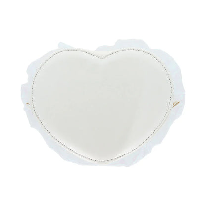 Sanrio Heart-shaped clear pouch (ballet core)
