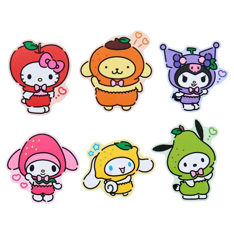Sanrio Characters Sticker set (fruit design)