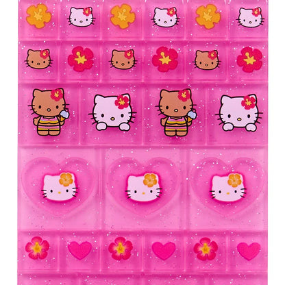 Sanrio Hello Kitty  90s tile sticker (hibiscus)