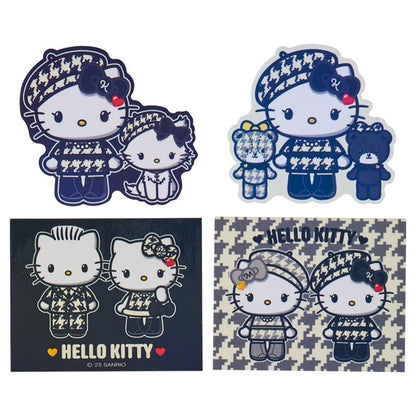 Sanrio Hello Kitty  Sticker set (monochrome girly twin coordinate)