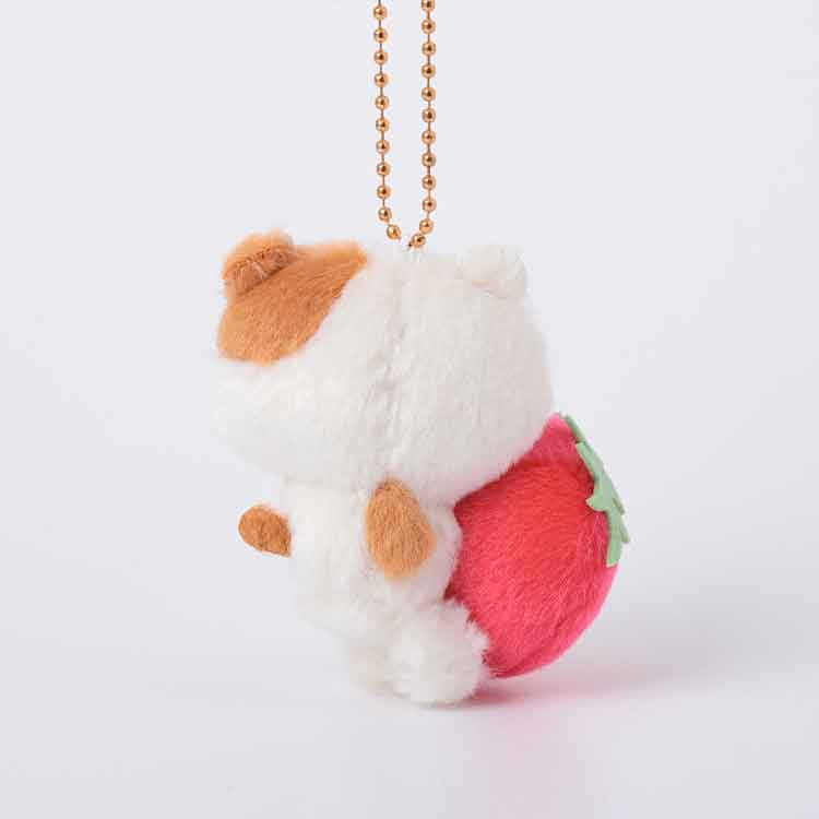 [Pre-order] Pompompurin Strawberry Friends Boa-mascot holder