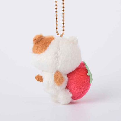 [Pre-order] Pompompurin Strawberry Friends Boa-mascot holder