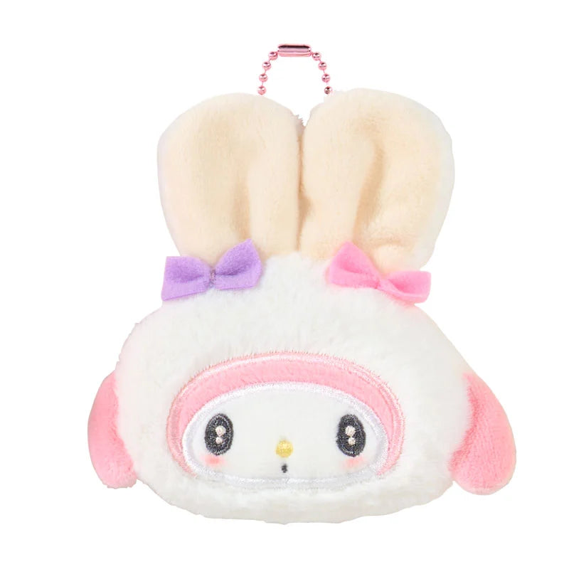 Sanrio Mini pouch charm Blind Box (Fluffy Ear Bunny Club)