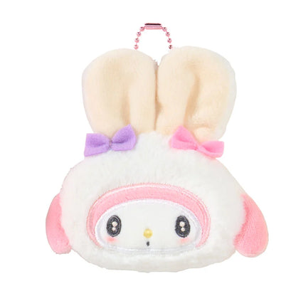 Sanrio Mini pouch charm Blind Box (Fluffy Ear Bunny Club)