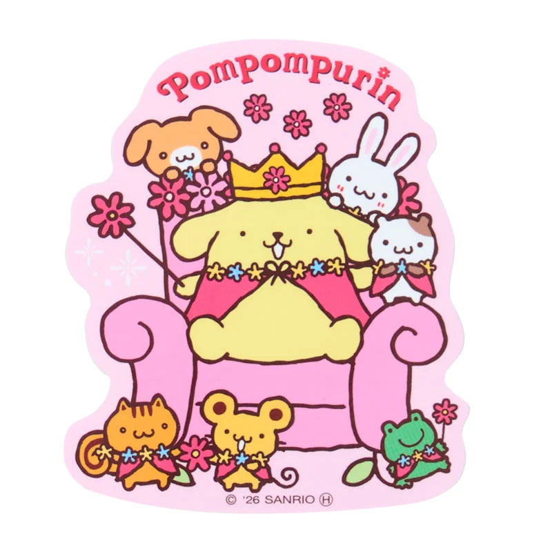 Sanrio Pompompurin Sticker (Light Pink)