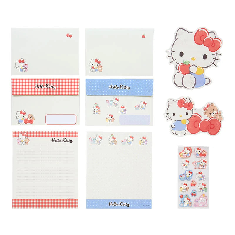 Sanrio Hello Kitty Character-shaped letter set