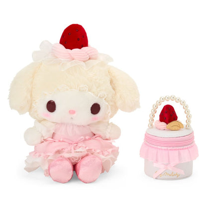 Sanrio Stuffed toy & accessory case set (Strawberry whipped cake)