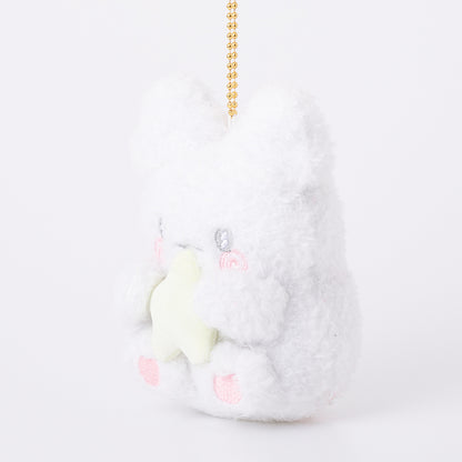 Sanrio Hanamaruobake Fluffy pastel boa luminescent mascot