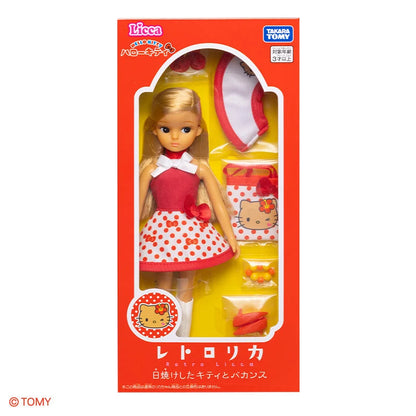 Sanrio Retro Licca x Tanned Hello Kitty and Vacation