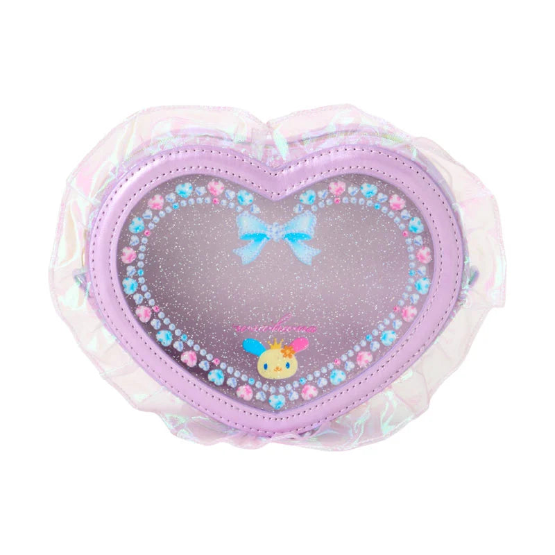 Sanrio Heart-shaped clear pouch (ballet core)
