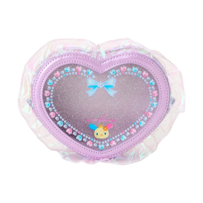 Sanrio Heart-shaped clear pouch (ballet core)