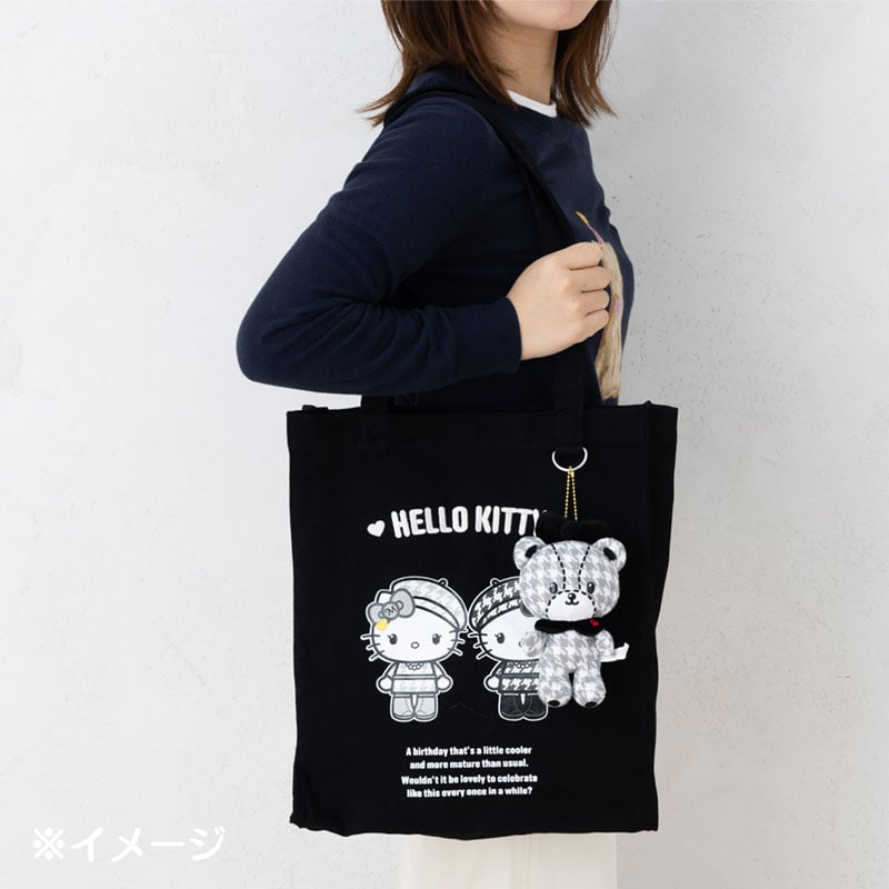Sanrio Hello Kitty  Tote bag (black and white girly twin coordinate)