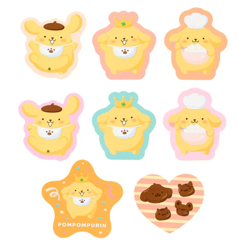 Sanrio Pompompurin Flake Sticker