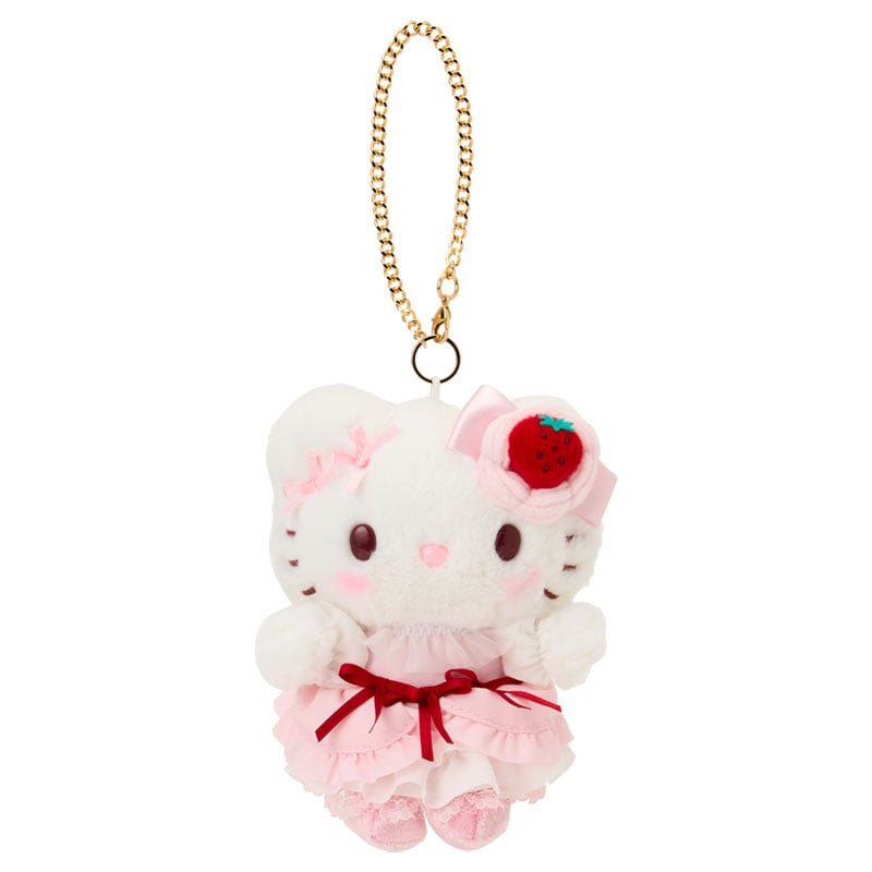 Sanrio Mascot Bag Charm (Strawberry whipped cake)
