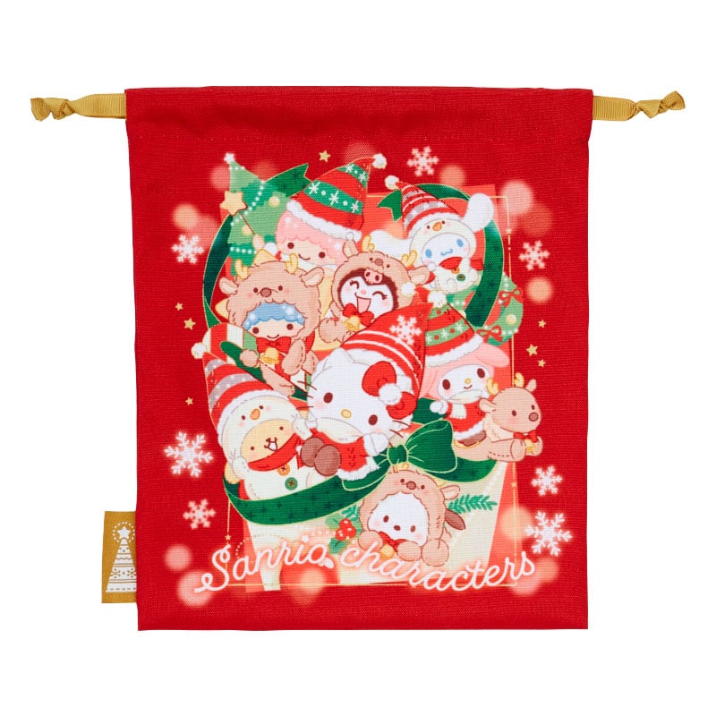 Sanrio Characters  Drawstring set (Christmas)