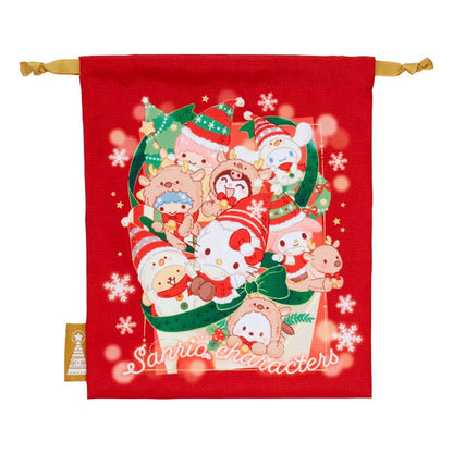 Sanrio Characters  Drawstring set (Christmas)