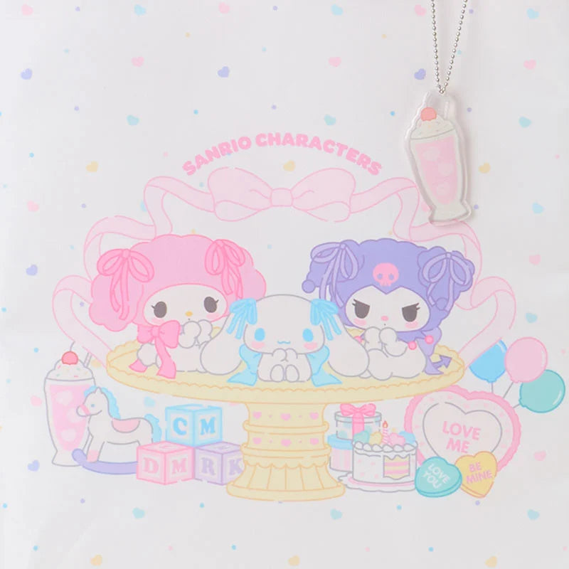 Sanrio Characters  Tote bag (pastel color toy)