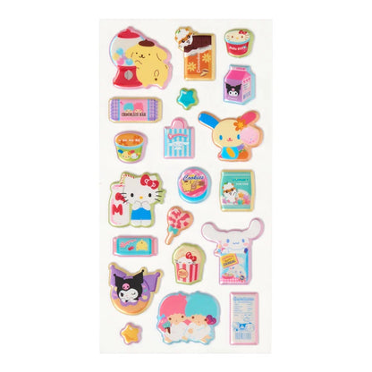 Sanrio Characters Pearl marshmallow Sticker (Light Blue)