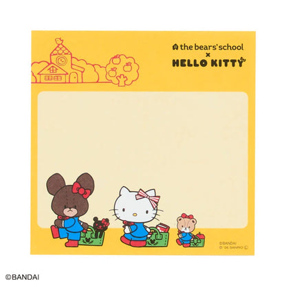 Sanrio Hello Kitty Yellow Square memo (the bear’s school)