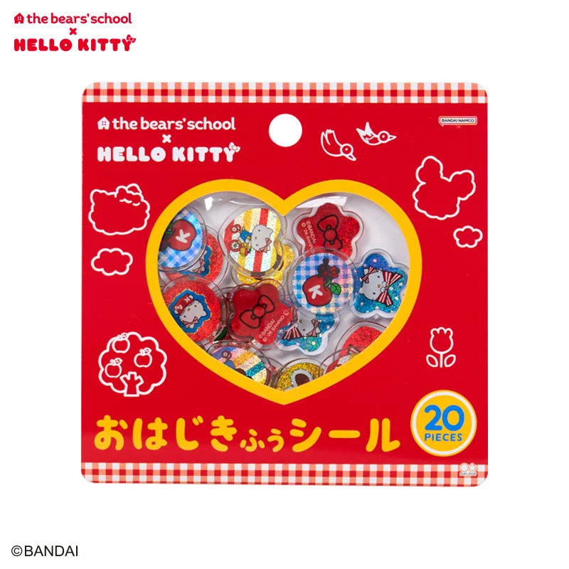 Sanrio Hello Kitty Red Ohajiki style Sticker (the bear’s school)