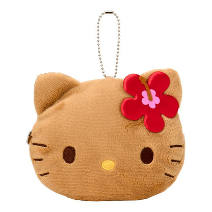 Sanrio Characters Hawaiian Host Face Shaped Pouch