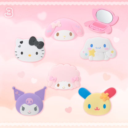 Sanrio Flocky Mirror & Comb