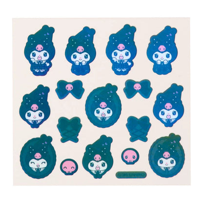 Sanrio Kuromi Sticker Set Girly (Black Kuromi Mode)