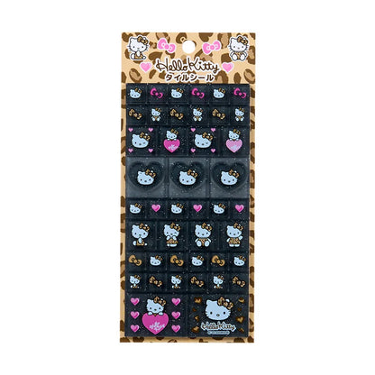 Sanrio Hello Kitty  90s tile sticker (leopard)