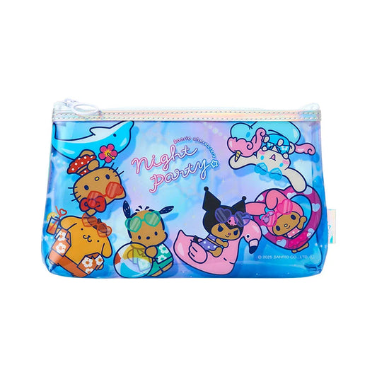 Sanrio Clear flat pen case (night party)