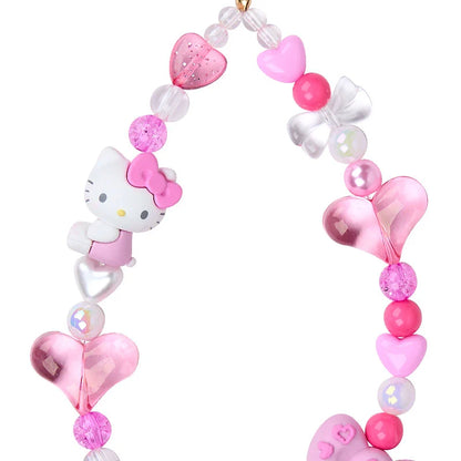 Sanrio Hello Kitty  90s phone strap (leopard) Pink