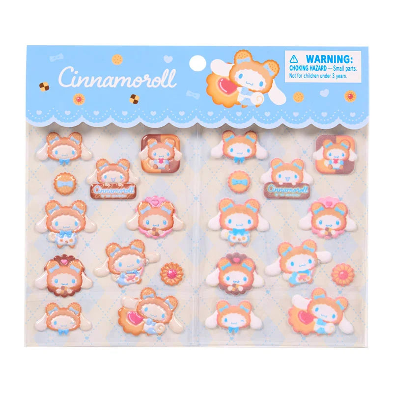 Sanrio Cinnamoroll Sticker Set (Cookie Mokomoko Bear)