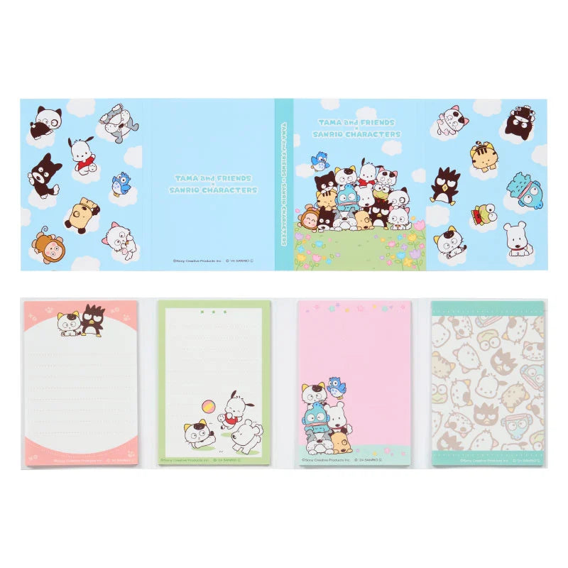 Sanrio Characters Tama & Friends Pata Pata Memo (Blue)