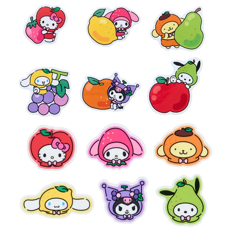 Sanrio Characters Sticker set (fruit design)